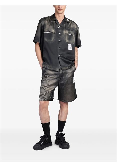 bowling s/s shirt man black MAISON MIHARA YASUHIRO | J14SH186BLACK
